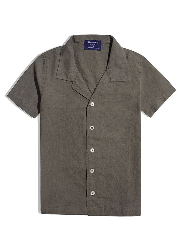 Cilantro Kids Linen Shirt - Khotwh